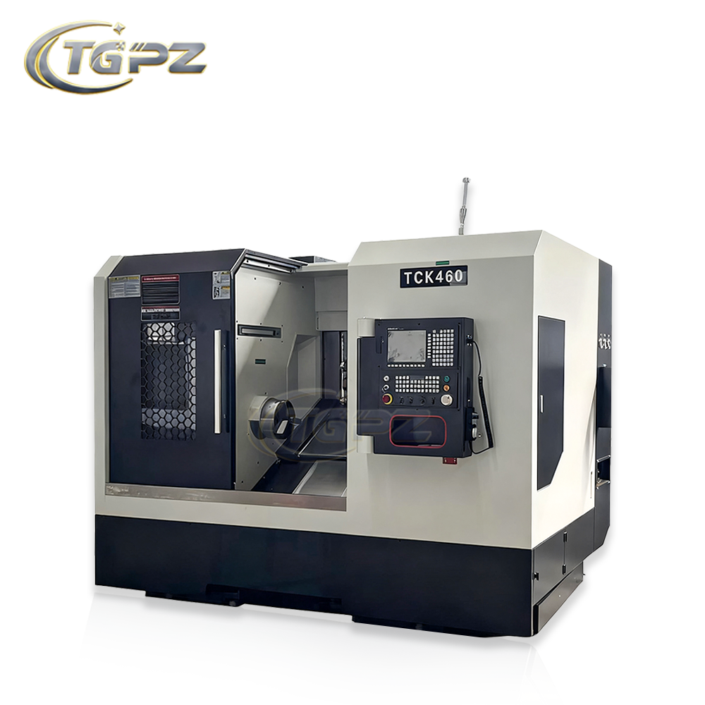 TCK460 Slant Bed CNC Lathe Machine Processing of stainless steel